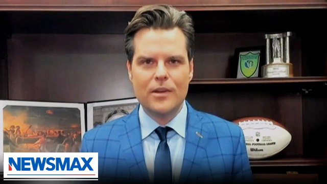 Gaetz: CRT already deep into military and the Pentagon | Newsmax's John Bachman Now