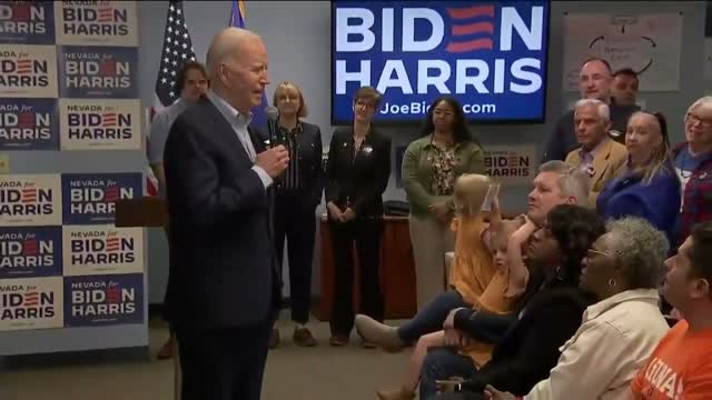 Biden Takes Floor In Reno, Immediately Floats Debunked “Losers And Suckers” Hoax