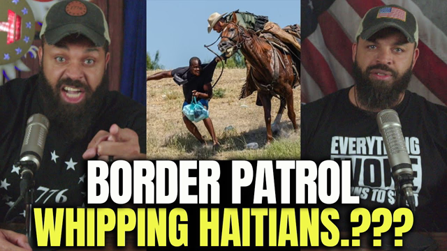 Border Patrol Whipping Haitians..???