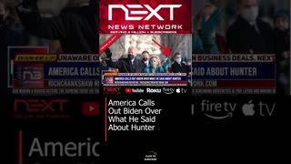 America Calls Out Biden Over What He Said About Hunter #shorts