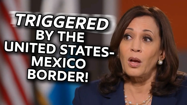Kamala Harris is TRIGGERED By the U.S.-Mexico Border!