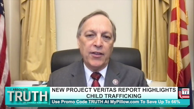 Rep. Andy Biggs Reacts To Project Veritas' Breaking Child Trafficking Investigation