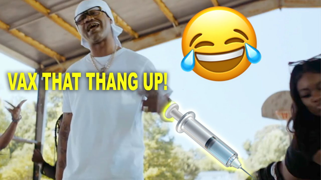 OLD RAPPER REBRANDS HIT: VAX THAT THANG UP!