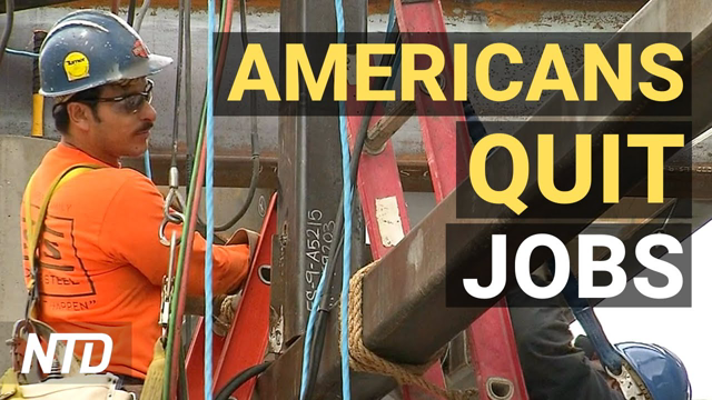 Americans Quit Jobs in Record Numbers; Johnson & Johnson to Split Into Two Companies | NTD Business