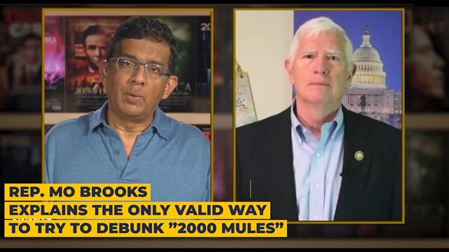 Rep. Mo Brooks Explains the Only Valid Way To Try to Debunk "2000 Mules"