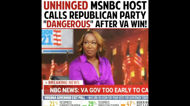 UNHINGED MSNBC HOST CALLS REPUBLICAN PARTY "DANGEROUS" AFTER VA WIN!