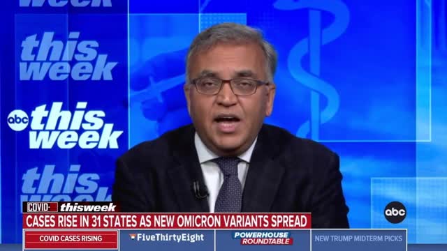 Biden COVID Adviser Ashish Jha: “The Pandemic Is Not Over”