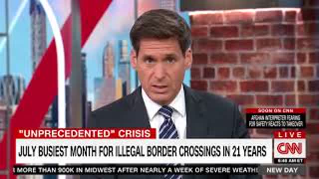 CNN On “Unprecedented Crisis”: “July Was The Busiest Month For Illegal Border Crossings In 21 Years”