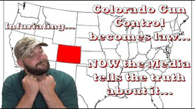 Colorado Gun Control signed into Law… NOW the TRUTH comes out about it… Infuriating…