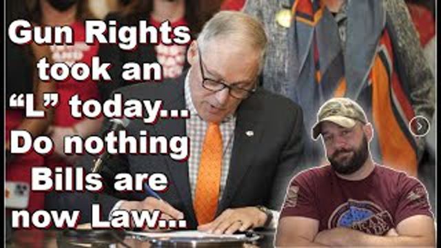 Gun Rights took a hit today as State Governor signs DO NOTHING Bills into Law... Effective July, 1..