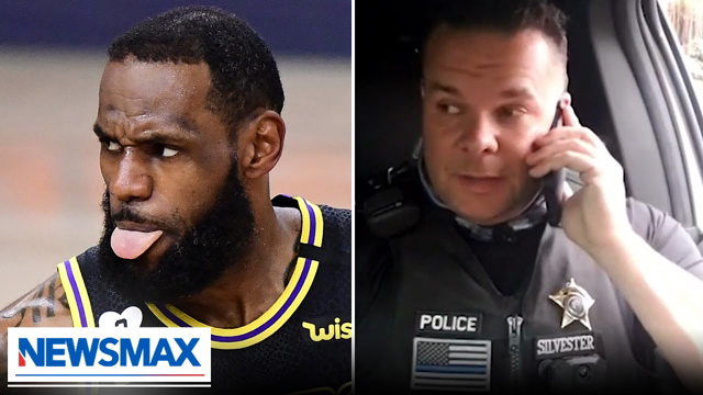 TikTok cop fired for mocking LeBron speaks out to Newsmax's Greg Kelly