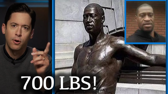 WHAT? A 700-LB Statue of George Floyd
