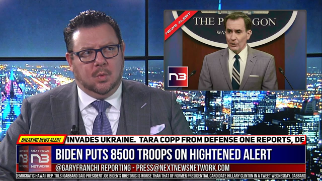 BREAKING: Biden's Pentagon Puts 8500 Troops On "HIGHTENED ALERT" Because of Putin