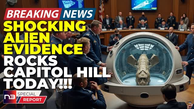 🚨BREAKING: The Most Shocking UFO Evidence Is Being Shown To Congress Right Now And It's Totally Wild