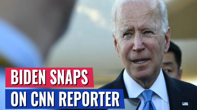 Biden Snaps On Cnn For Asking Him A Question. Joe Runs Up To Reporter And Barks