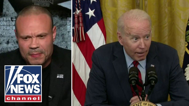 Dan Bongino reacts to Biden's 'creepy' whispering news conference
