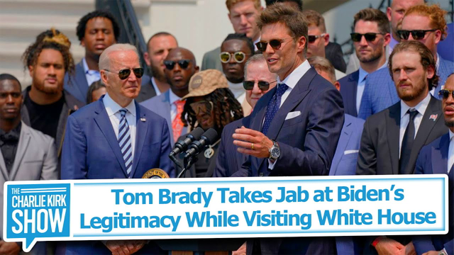Tom Brady Takes Jab at Biden’s Legitimacy While Visiting White House