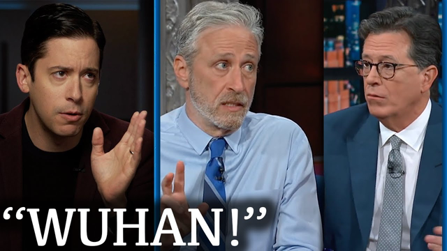 WATCH: Jon Stewart EMBARRASSES Woke Colbert