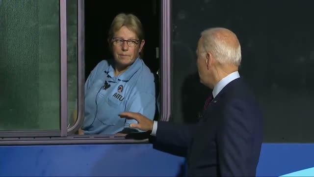 Confused Biden Says He “Was Just At” Proterra’s Bus Factory In-Person...The Visit Was Virtual