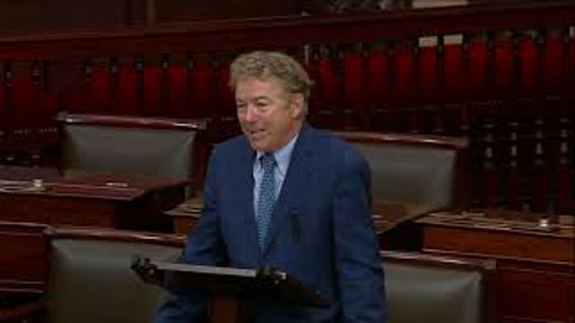 Dr. Rand Paul Floor Comments on Budget Proposal - July, 15 2021