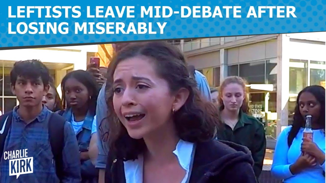 Leftists Leave Debate After Losing Miserably