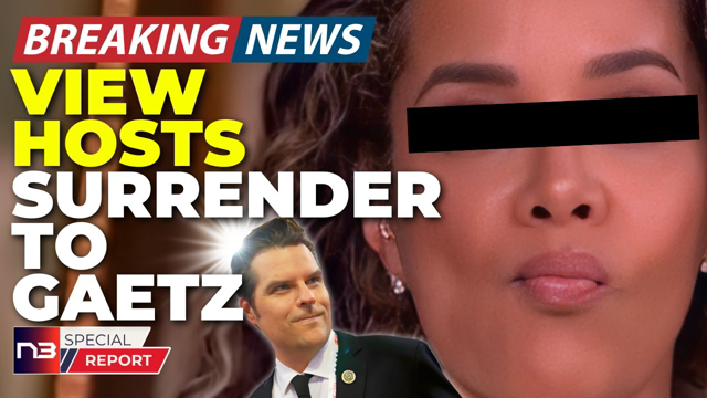 🚨BREAKING: WATCH The View's HUMILIATING On-Air Surrender To Matt Gaetz As Media Empire Burns Live