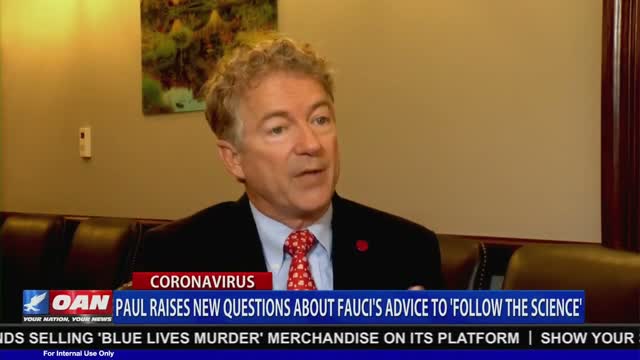 Senator Rand Paul Joins OAN's John Hines to Discuss Vaccine Shortages and Dr. Fauci