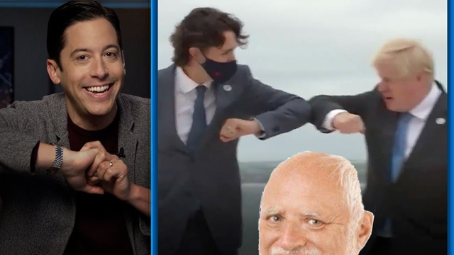 LOL: Leaders Perform CRINGE "Elbow Bump" While Fully VACCINATED