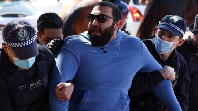 Australians Protesters Riot with Police Officers Over Lockdowns