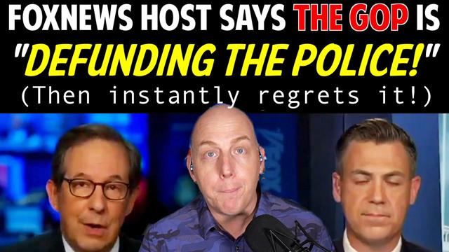 FOXNEWS HOST SAYS THE GOP IS "DEFUNDING THE POLICE!) THEN INSTANTLY REGRETS IT!