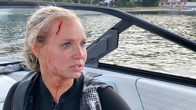 MOM'S SCARY WAKE SURF CRASH