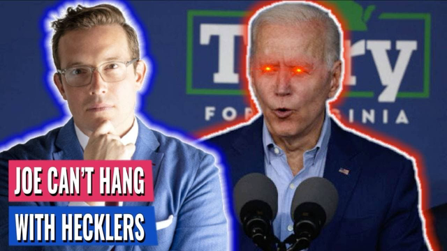Joe Biden Heckled At His Own Rally - His Response Will Make You Cringe