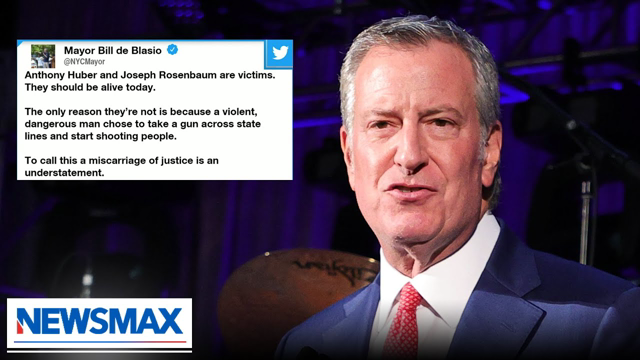 De Blasio responds to Rittenhouse verdict with inaccurate tweet |  American Agenda on Newsmax