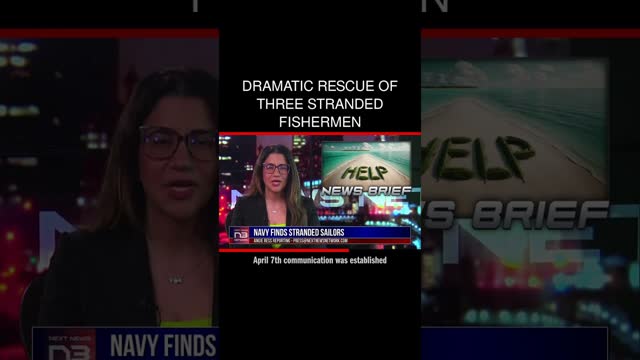 Three sailors rescued from Pikelot Atoll after a week; a palm leaf "HELP" sign led to their dramatic