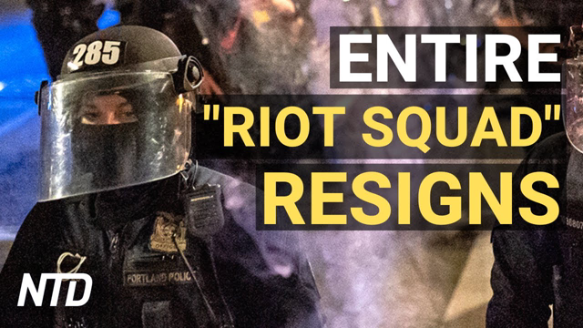 Portland Police's Entire "Riot Squad" Resigns; McCloskeys Plead Guilty: ‘I'll Do It Again’ | NTD
