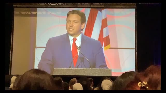 Gov DeSantis at the FPEA Convention 2022
