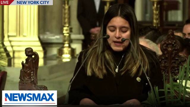 Widow of Officer Jason Rivera gives emotional speech at his funeral