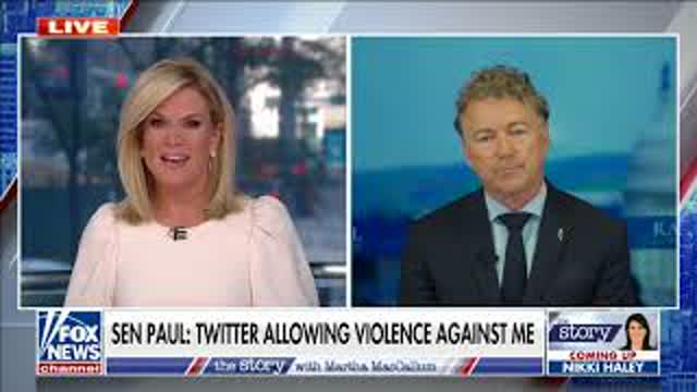 Dr. Rand Paul talks with Martha MacCallum - May 25, 2021