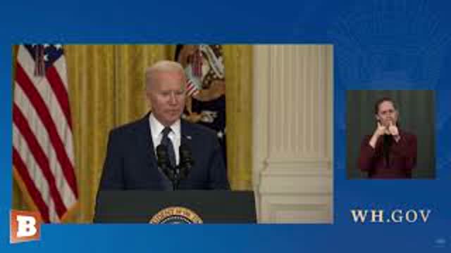 Biden: My Admin Made "No Mistake" Relying on Taliban, "We're Just Counting on Their Self Interest"