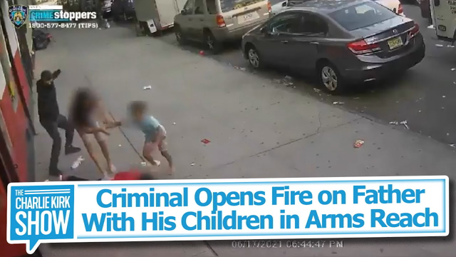 Criminal Opens Fire on FatherWith His Children in Arms Reach