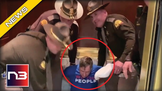 Patriot ARRESTED In State Senate Meeting for His Stickers!