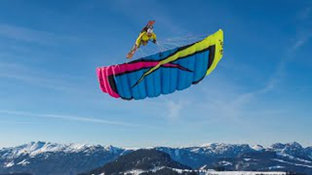 Skiing off CLIFF with GoPro - Cinematic Speed Riding Footage