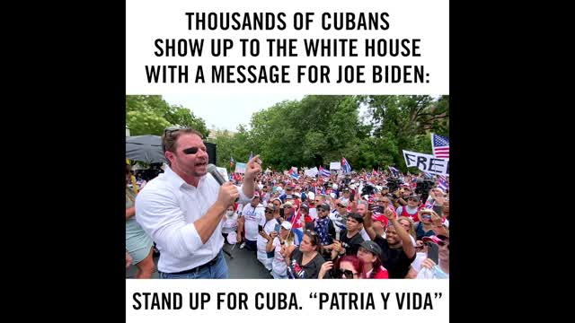 Dan Crenshaw & Thousands More Stand Up For Cuba