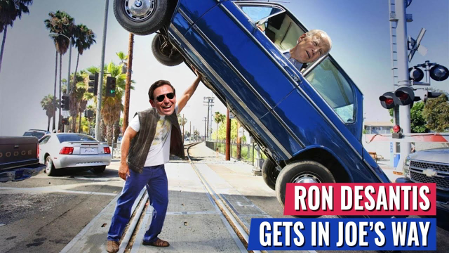 Ron DeSantis Blows Biden's Dentures Out Of His Face After He Attacked Florida