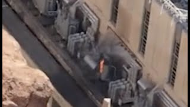 *NEW VIEW OF HOOVER DAM EXPLOSION* Alarm Sirens are Now Wailing