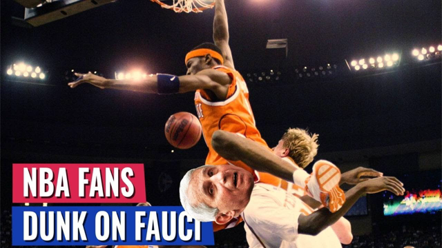 NBA Finals Announcer Mocks Fauci "He's Cringing At Home!"