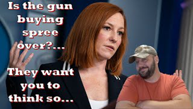 Is the gun buying spree over?… The Media would like you to think so…