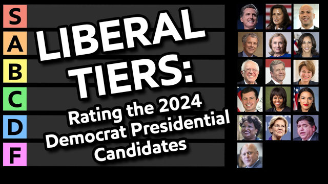 Liberal Tiers: The 2024 Democrat Presidential Candidate Tier List