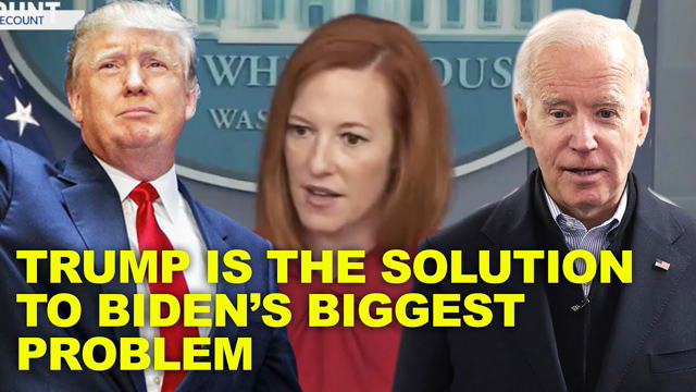 TRUMP IS THE SOLUTION TO BIDEN'S BIG PROBLEM!