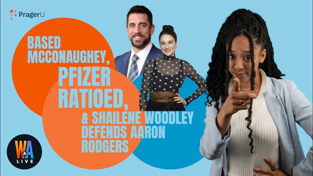 Based McConaughey, Pfizer RATIOED, & Shailene Woodley Defends Aaron Rodgers - WIll & Amala LIVE
